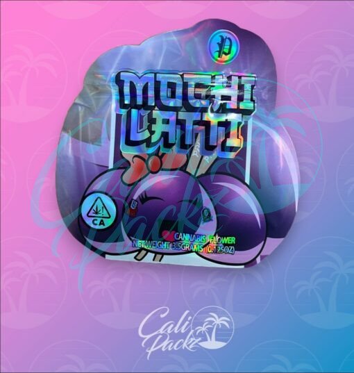 Mochi Latti Die-Cut 3.5g - Mylar Bag Front