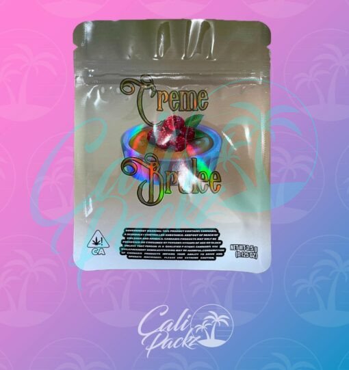Creme Brulee 3.5g Mylar Bag Front