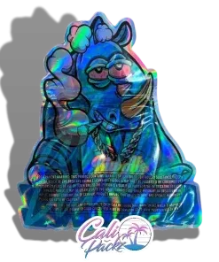 big als blue rhino cali pack die cut 3.5g mylar bag