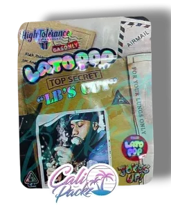 high tolerance lato pop lbs cali pack die cut 3.5g mylar bag
