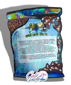 pass the zaza wocky donut cali pack die cut 3.5g mylar bag