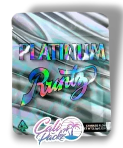 platinum runtz cali pack 3.5g mylar bag