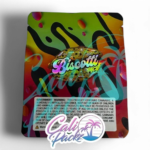 biscotti 3.5g cali pack mylar bag