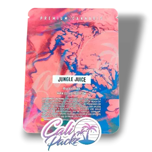 doja jungle juice cali pack 3.5g mylar bag