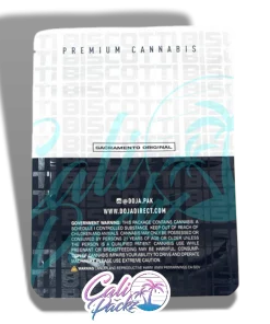 doja biscotti cali pack 3.5g mylar bag