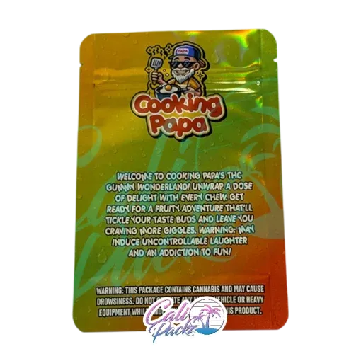 cooking papa canna fruit salad edibles cali pack 3.5g mylar bag