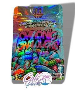 cooking papa chronic crawlers edibles cali pack 3.5g mylar bag
