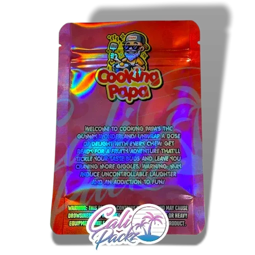 cooking papa heartfelt highs edibles cali pack 3.5g mylar bag