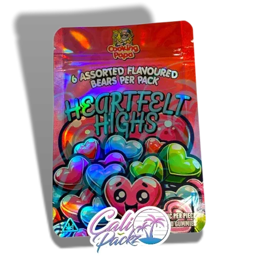 cooking papa heartfelt highs edibles cali pack 3.5g mylar bag