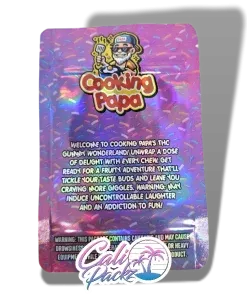 cooking papa stonuts edibles cali pack 3.5g mylar bag