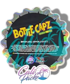 30 flamez mim exotics bottle capz cali pack 3.5g mylar bag