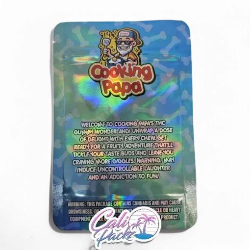 cooking papa stoned bones edibles cali pack 3.5g mylar bag