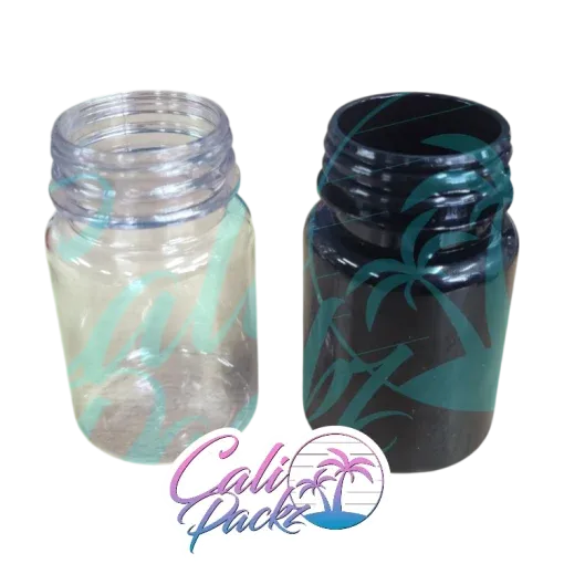 premium 3.5g plain tamper seal 75ml plastic jars