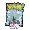 sourz liquid diamond gummies grape edibles cali pack 3.5g mylar bag