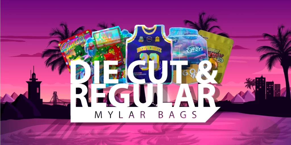Die cut mylar bags