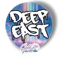 deep east zoap glass jar label set 3.5g