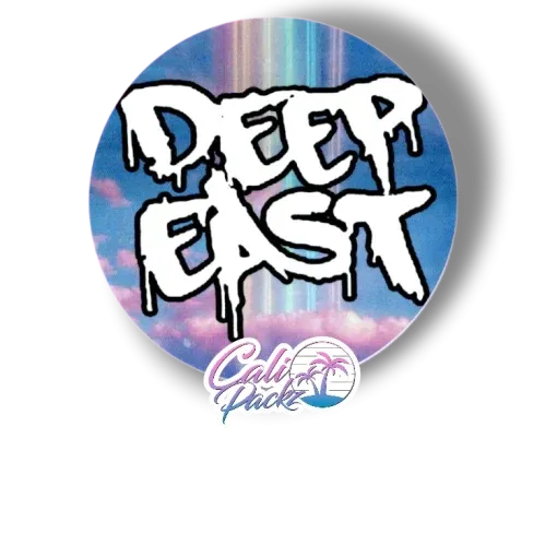deep east zoap glass jar label set 3.5g