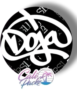 doja deep east glass jar label set 3.5g