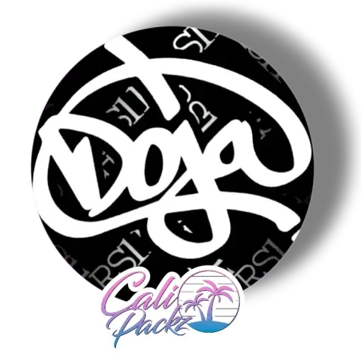 doja deep east glass jar label set 3.5g