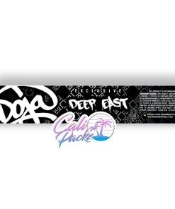 doja deep east glass jar label set 3.5g