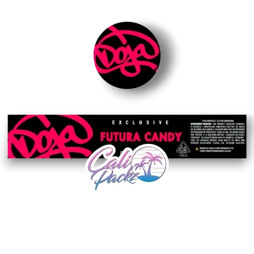 doja futura candy jar label set 3.5g