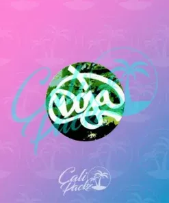 Doja Lime Sickle Jar lid Label