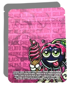 black cherry gelato 3.5g mylar bags