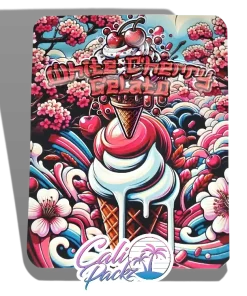white cherry gelato 3.5g mylar bags