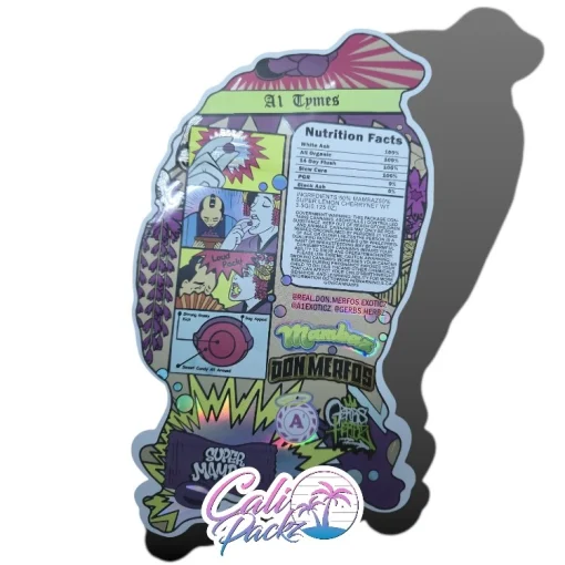 don merfos leyendaz die cut mylar bags