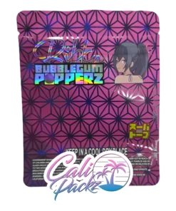 super dope bubblegum popper 3.5g mylar bags