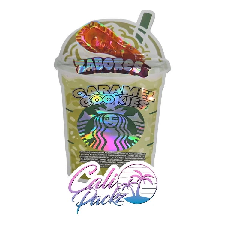zabores caramel cookies 3.5g mylar bags