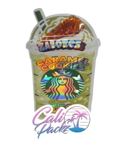zabores caramel cookies 3.5g mylar bags