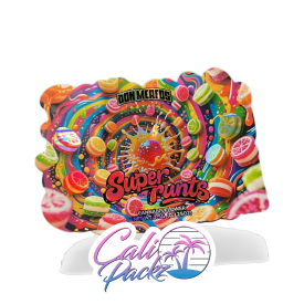 don merfos super runtz die cut 3.5g mylar bags