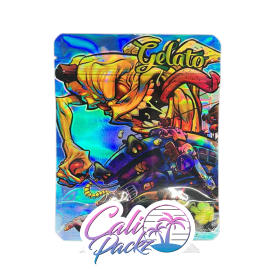 gelato blue bus banana regular 3.5g mylar bags