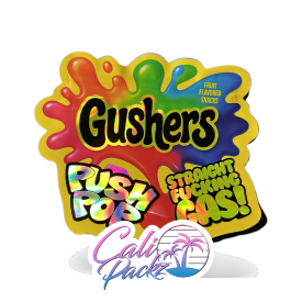push pop gushers die cut 3.5g mylar bags