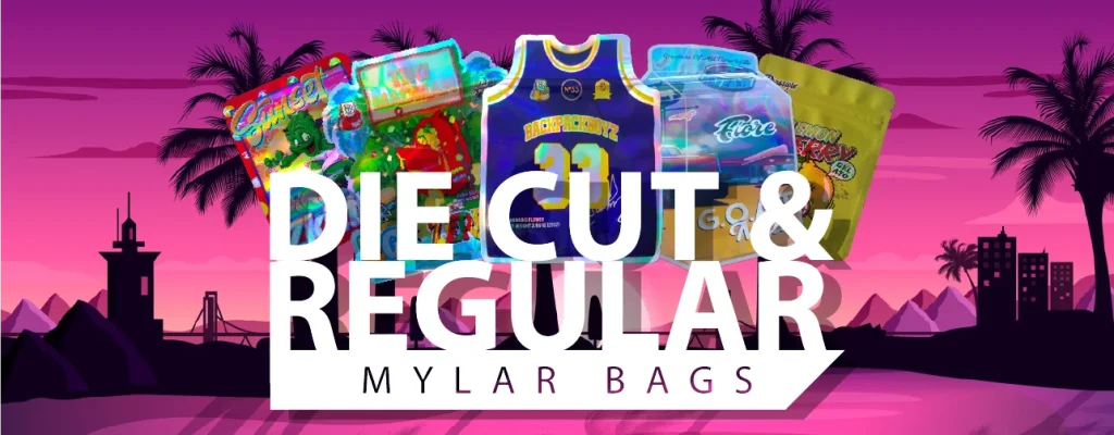 Die cut mylar bags
