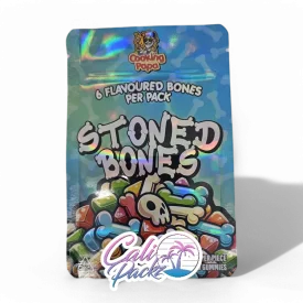 cooking papa stoned bones edibles cali pack 3.5g mylar bag