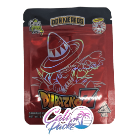 don merfos duraznoz cali pack 3.5g mylar bag