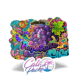 don merfos purple runtz die cut 3.5g mylar bags