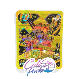 yellow glushi regular 3.5g mylar bags