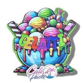 gelatti die cut cali pack 3.5g mylar bag