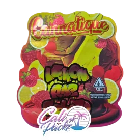 cannatique lemon raz gelato die cut cali pack 3.5g mylar bag