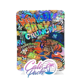 new york silky crunch regular 3.5g mylar bags