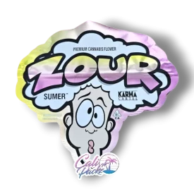karma cartel sumer zour cut cali pack 3.5g mylar bag