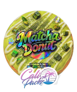 zaza matcha donut mayler bag and box 3.5g