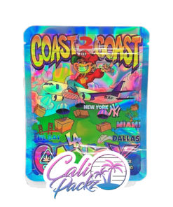 coast 2 coast la candy regular 3.5g mylar bags