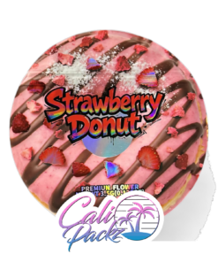 zaza kreamz strawberry donut 3.5g mylar bags & boxes