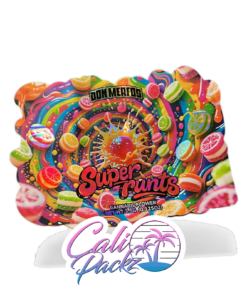 don merfos super runtz die cut 3.5g mylar bags