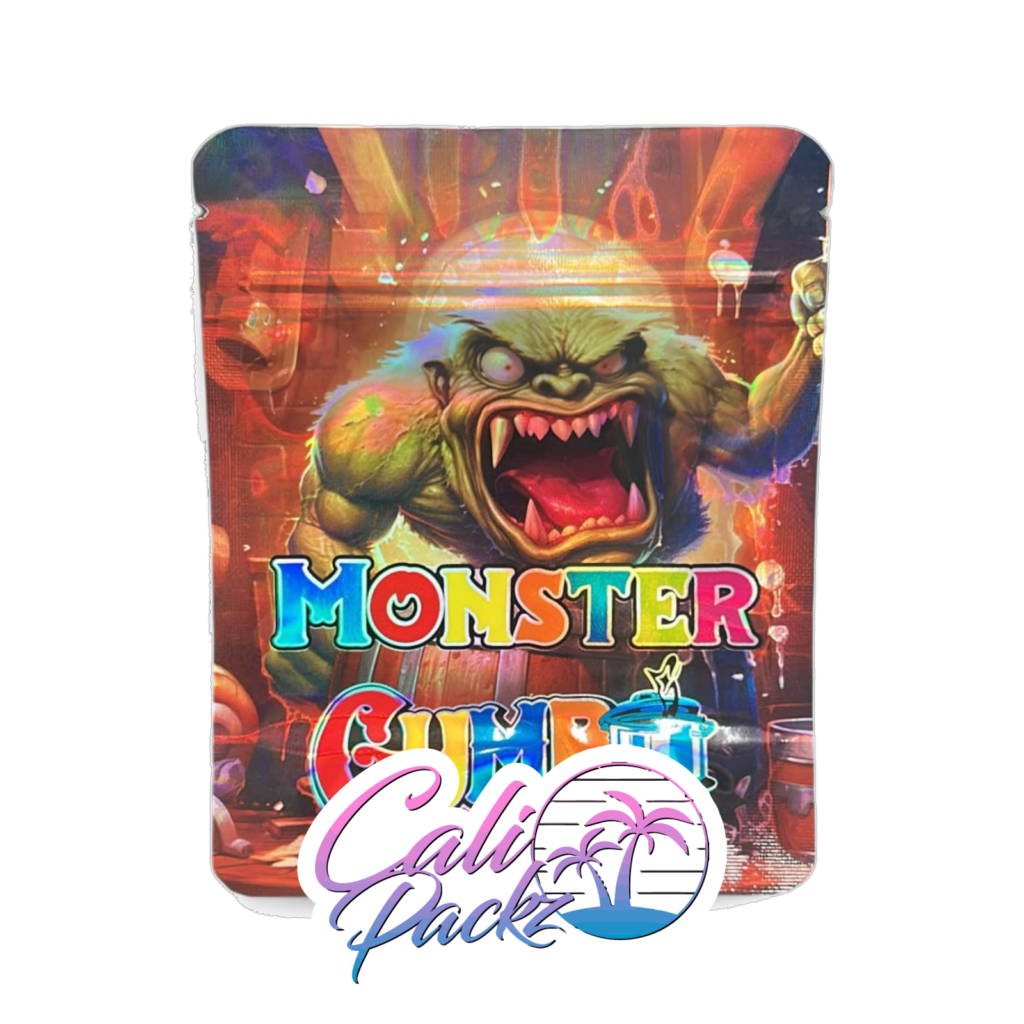 monster gumbo regular 3.5g mylar bags