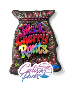new york black cherry runtz die cut 3.5g mylar bags